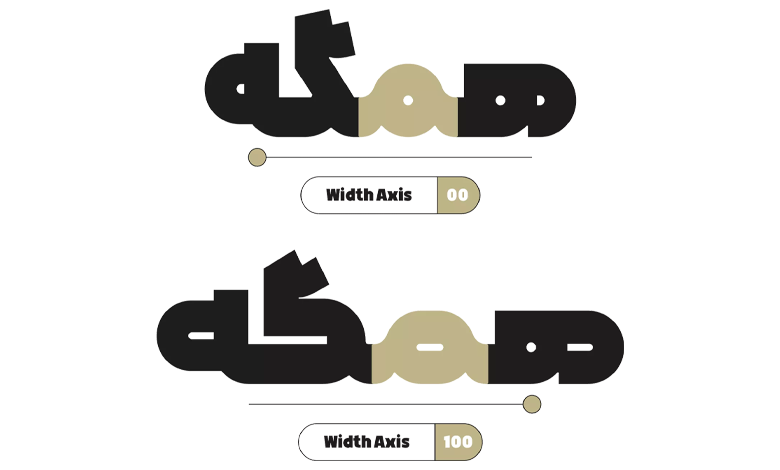 فونت وریبل کنار